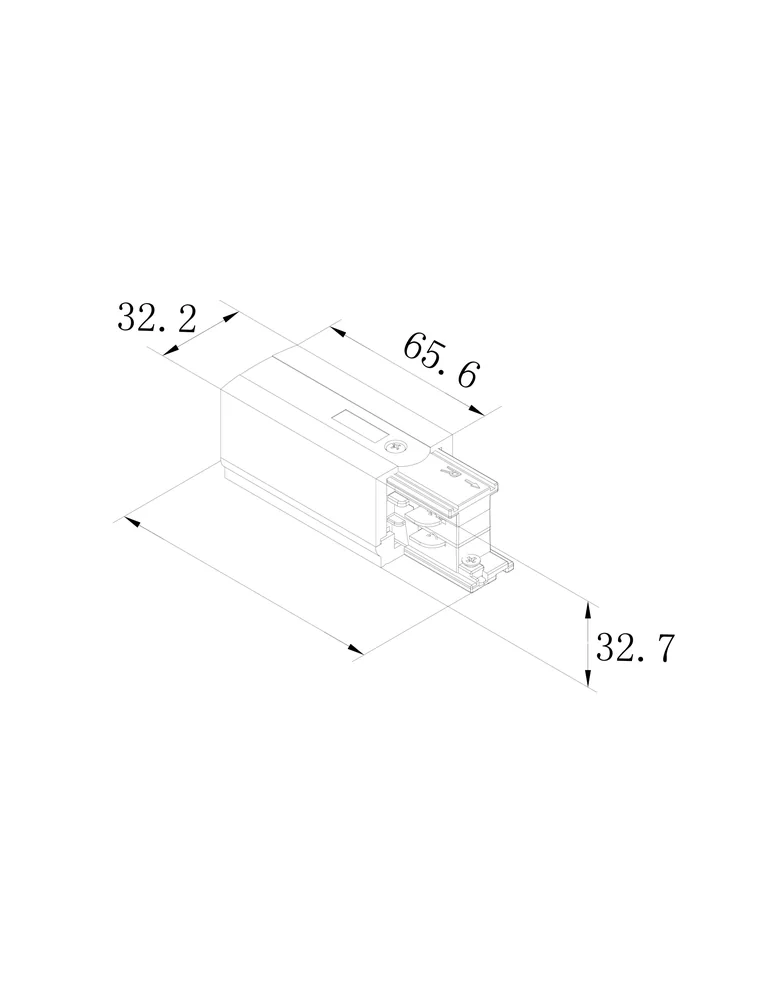 3phase track power feed line drawing